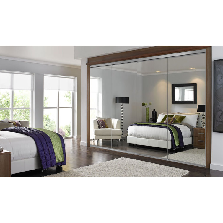 Custom Door and Mirror Mirrored Sliding Closet Doors with Installation